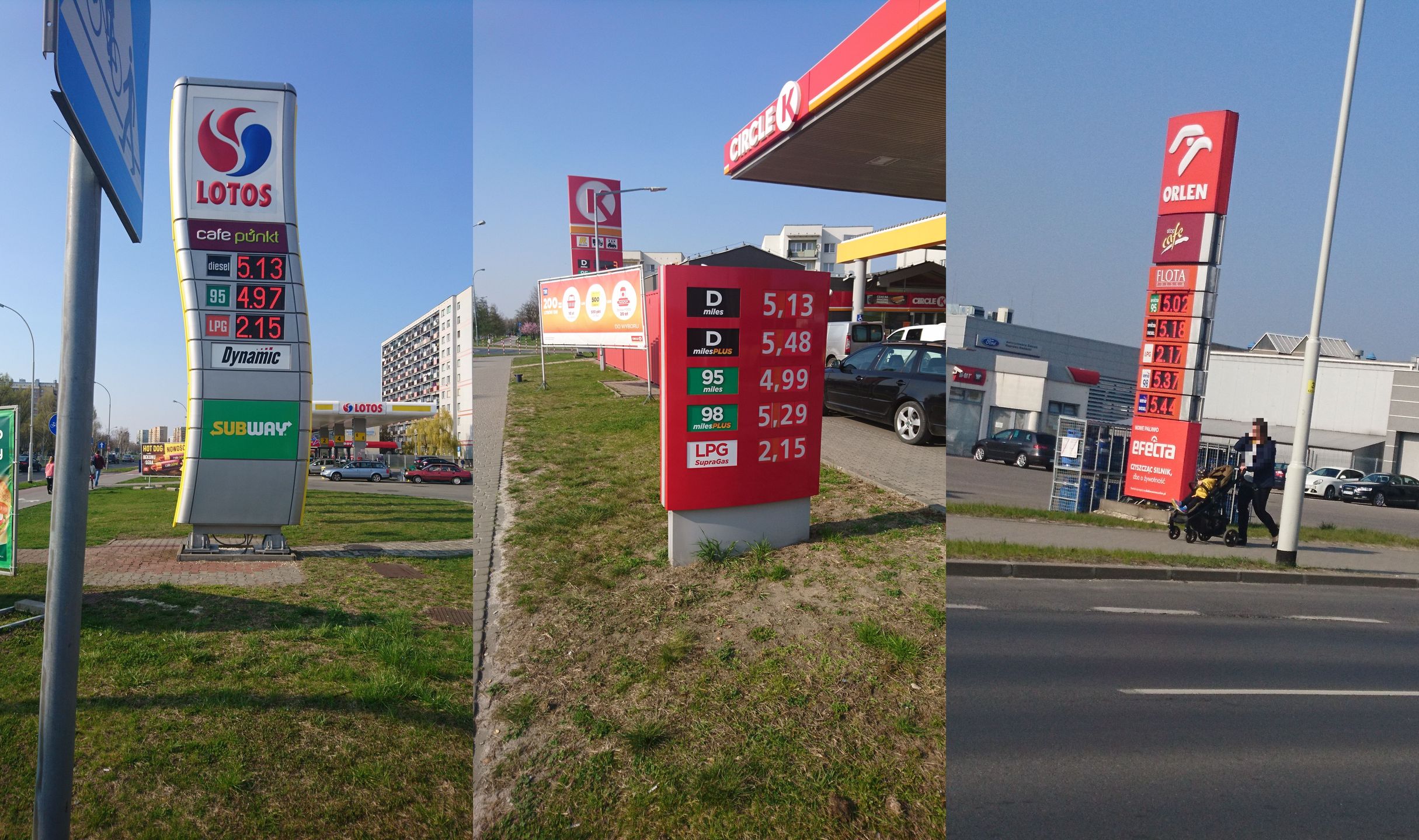 Ceny paliw w Stalowej Woli 