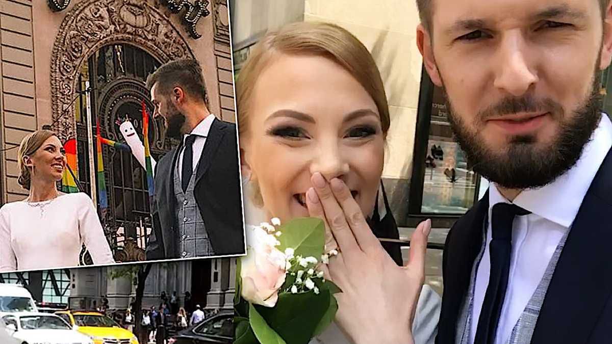 Polska blogerka Charlize Mystery wzięła bajkowy ślub w Nowym Jorku! Wyglądała jak prawdziwa księżniczka! Co za suknia!