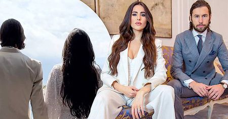 Celia Jaunat pokazała cekinową suknię ślubną – jest na miarę arabskiej księżniczki! Co za kreacja!