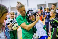 Modelka z czarnym pasem. Teraz uczy trzylatków kickboxingu