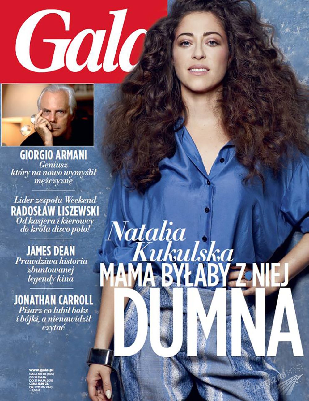 Natalia Kukulska na okładce Gali, fot. Facebook Gala