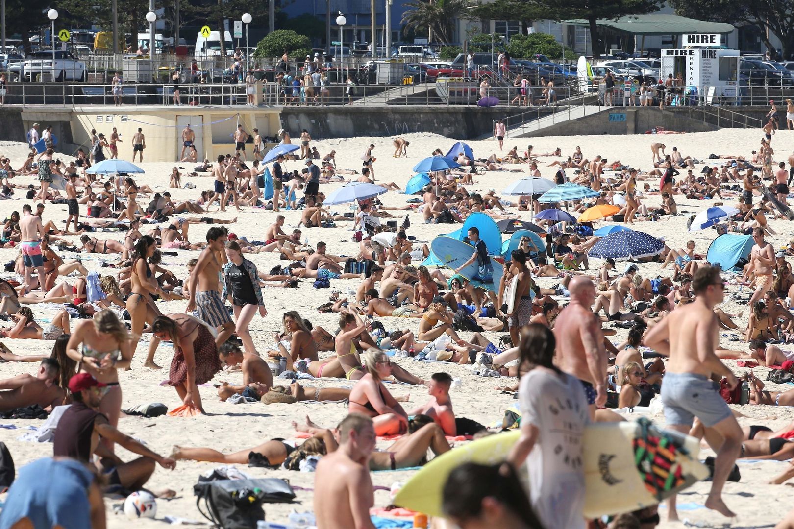 Plaża w Sydney podczas pandemii koronawirusa