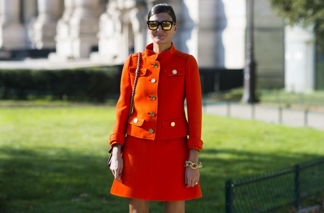 LOOK OF THE DAY: Giovanna Battaglia w garsonce retro