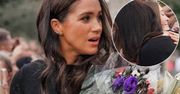 Meghan po raz kolejny złamała konwenanse. Podczas spotkania z żałobnikami wyściskała Polkę! 14-latka zdradziła, o czym rozmawiały