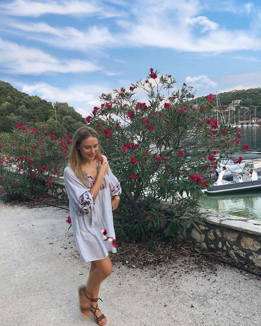 Natalia Klimas na wakacjach