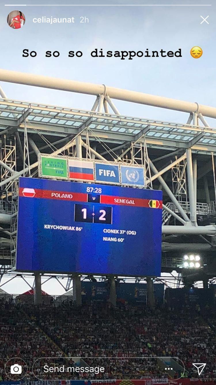 Célia Jaunat po meczu Polaków z Senegalem