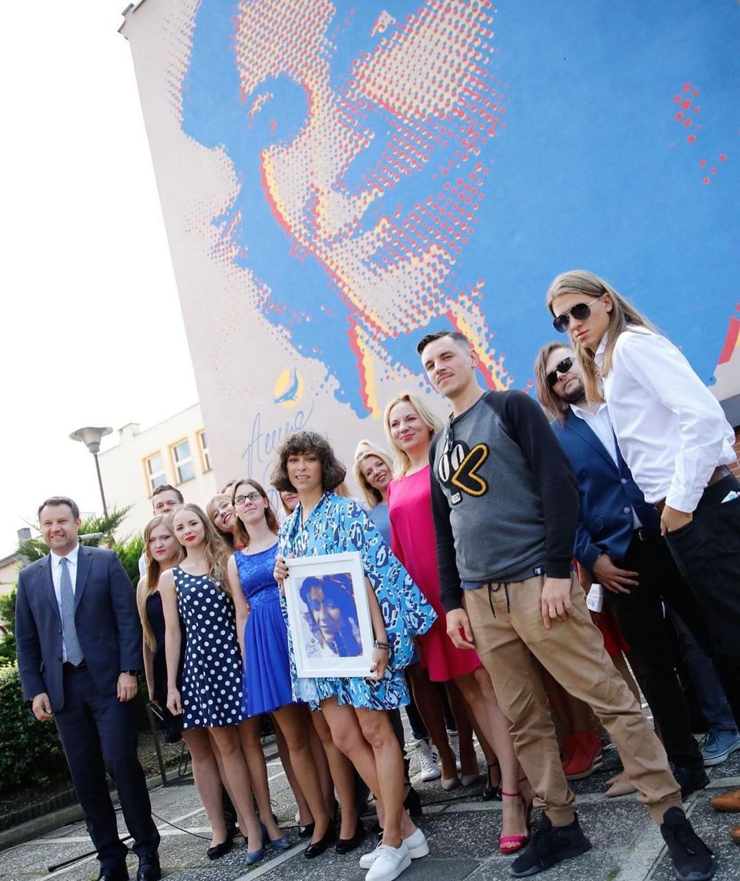Natalia Kukulska w Opolu. Odsłoniła mural Anny Jantar