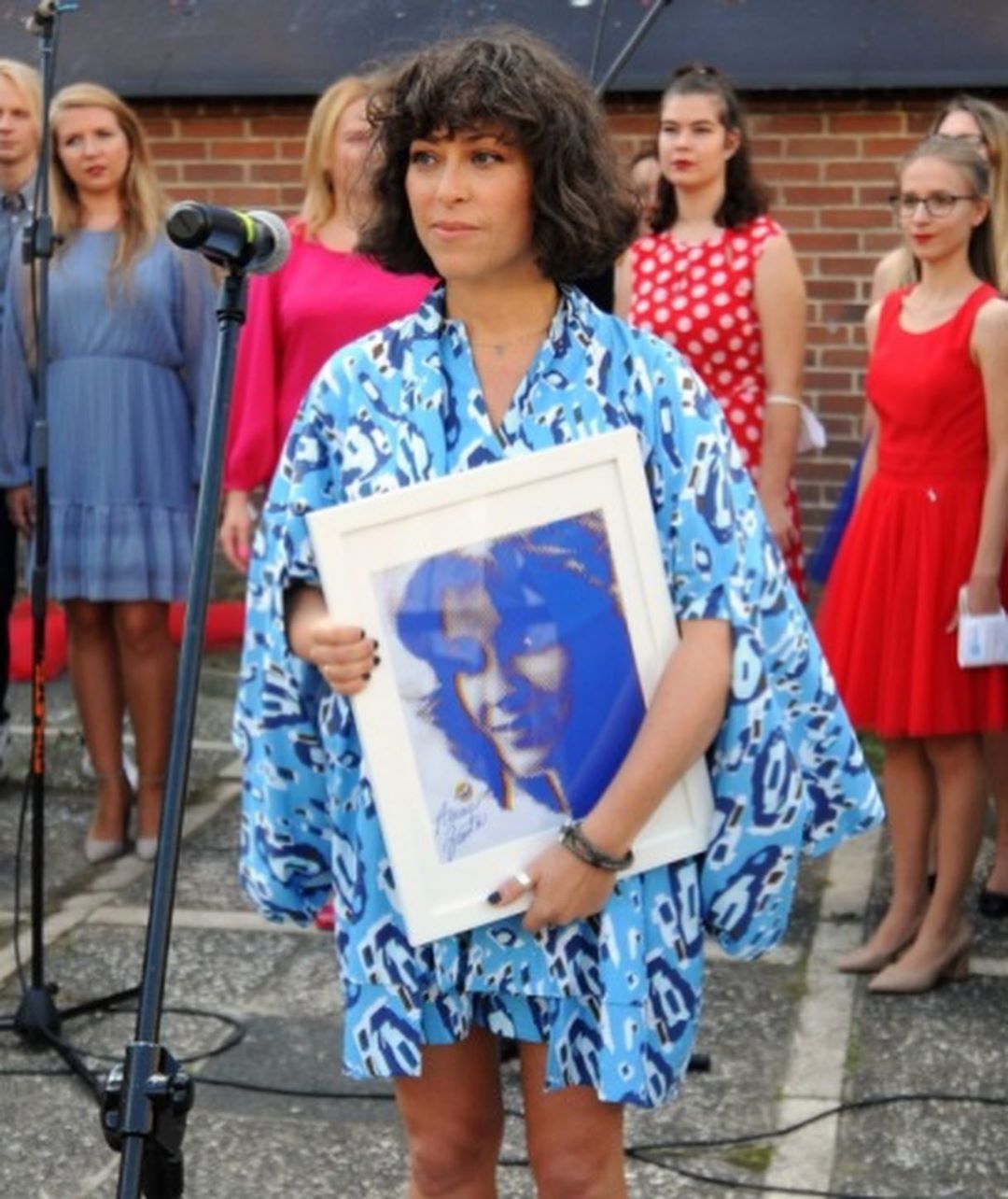 Natalia Kukulska w Opolu. Odsłoniła mural Anny Jantar