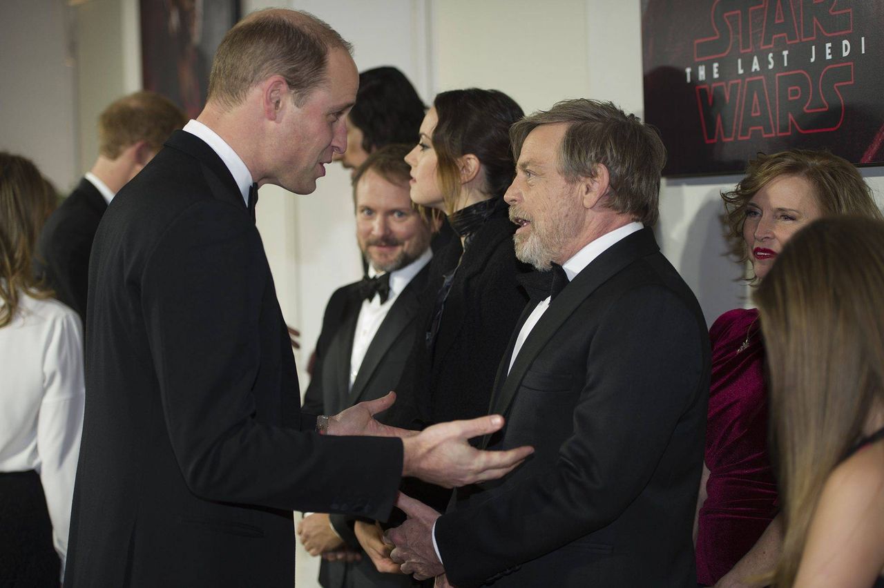 Książę Harry i książę William na premierze filmu Gwiezdne Wojny