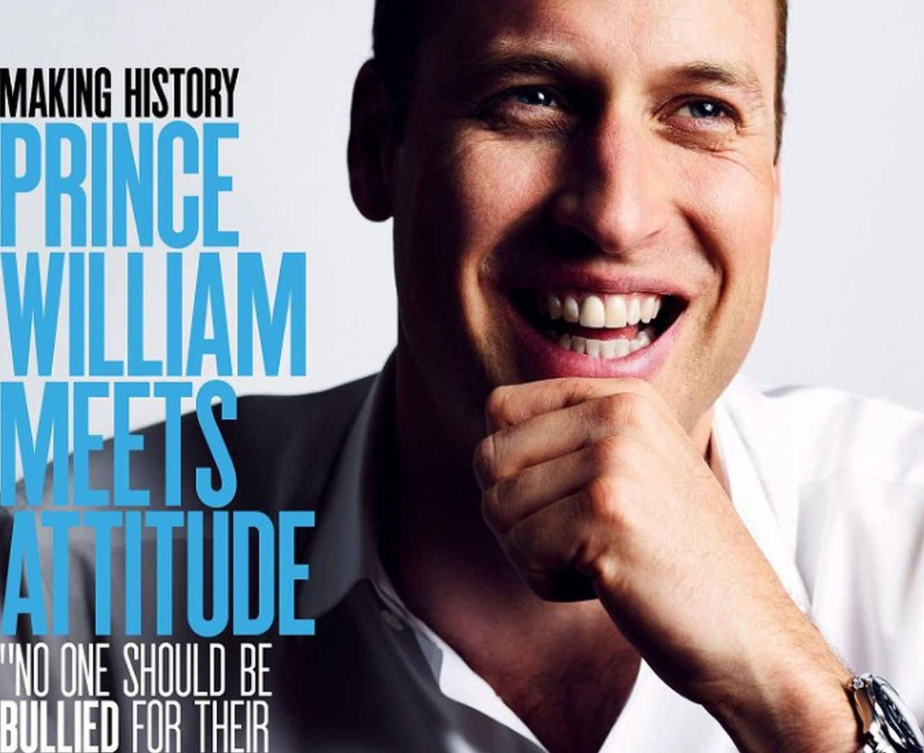Książę William na okładce magazynu dla gejów