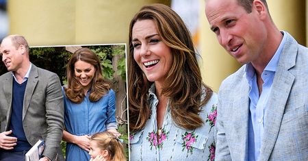 Kate i William z dziećmi na nowych zdjęciach. Charlotte już dawno przerosła George'a, ale Louis... To dopiero słodki chłopiec