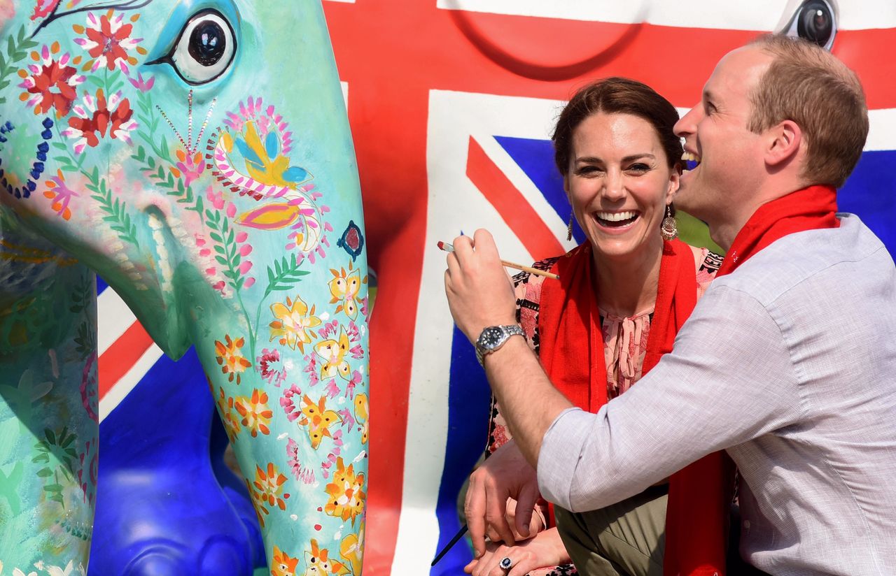 Książe William i księżna Kate na safari