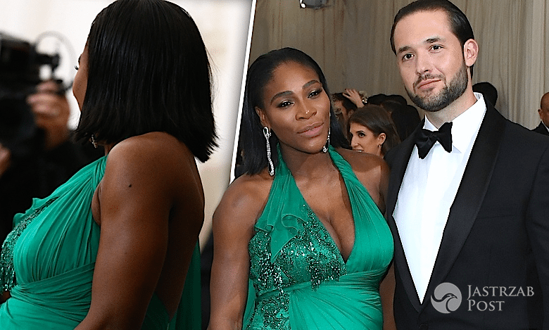 MET Gala 2017: Serena Williams pierwszy raz w ciąży na salonach! Gdy zapozowała z profilu... Co za imponujące krągłości!