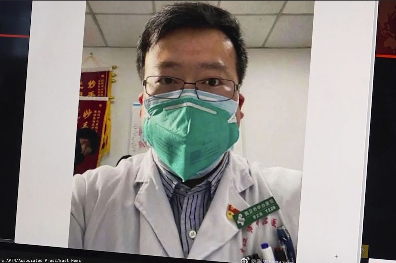 Koronawirus z Chin. Dr Li Wenliang. Najpierw "kłamca", dopiero po śmierci bohater