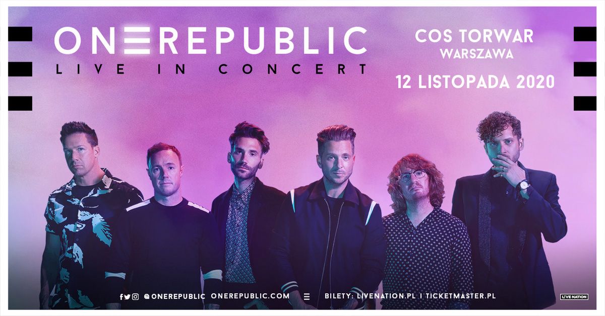 OneRepublic ogłasza trasę koncertową na październik i listopad. Jest i Polska!