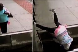 Zapatrzyła się w telefon i wpadła do 2-metrowej piwnicy