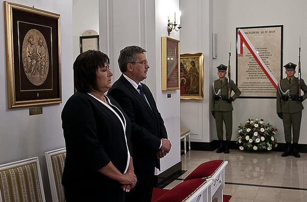 Prezydent odsłonił pamiątkową tablicę w Pałacu