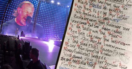 Kawałek papieru, który widzieli nieliczni. Tak wyglądał tekst dla Metalliki