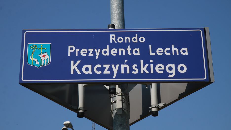 Lech Kaczyński jest patronem m.in. ronda w Pułtusku