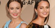 Pojedynek na stylizacje: Brie Larson w najmodniejszym kolorze roku kontra Alicia Vikander w cekinach. Najpiękniejsze kreacje SAG Awards 2016