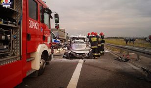 Wypadek na obwodnicy Lublina. Jedna osoba nie żyje, dwie są ranne