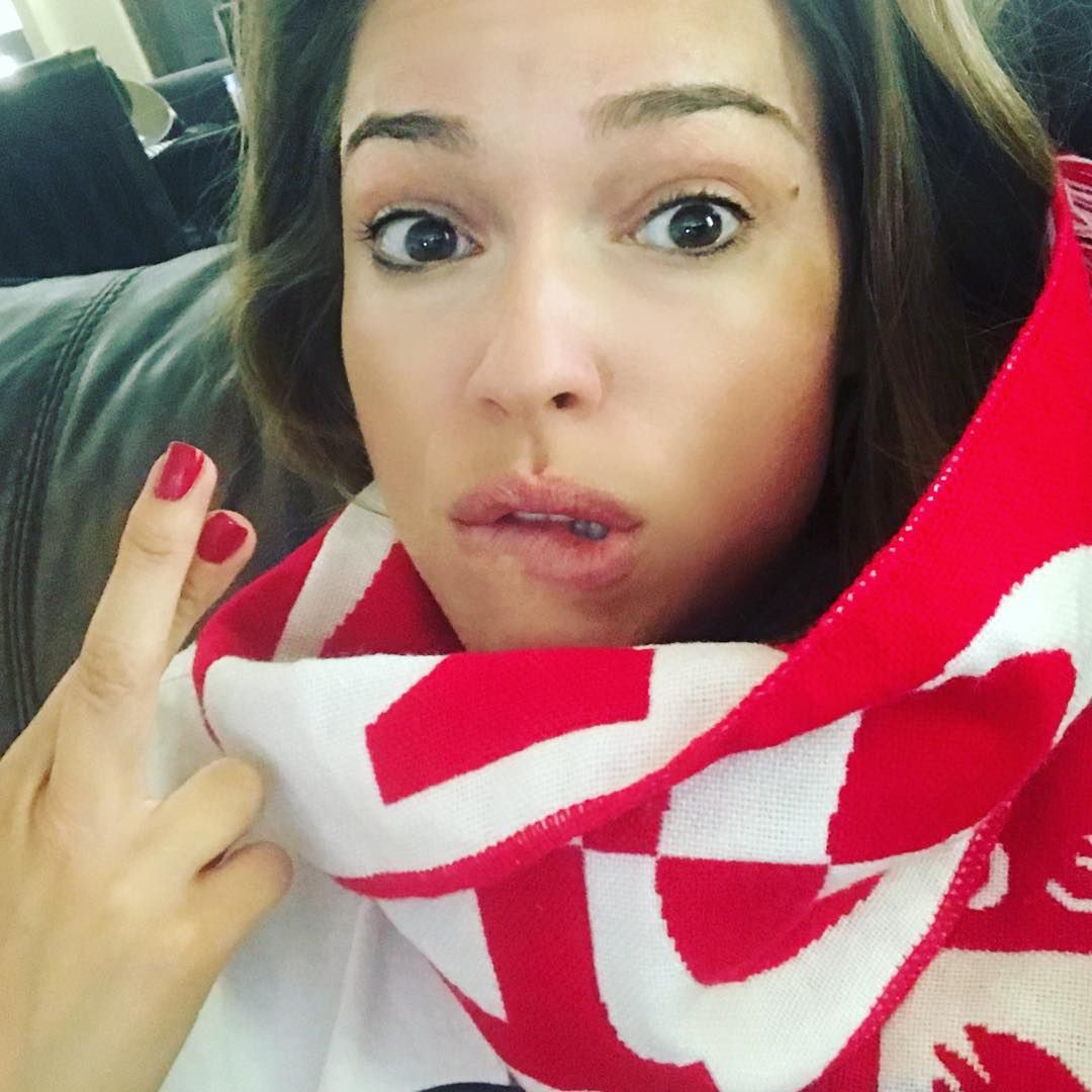 Alicja Bachleda - Curuś  mecz Polska-Senegal
