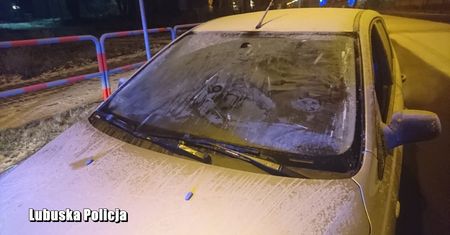 Jechał z głową wystawioną przez okno. "Szkoda czasu na odśnieżanie"