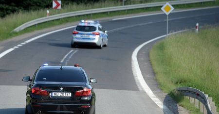 Kolizja na Podkarpaciu z udziałem auta Służby Ochrony Państwa