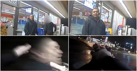 Mrożąca krew w żyłach interwencja policji. Funkcjonariusz zastrzelił podejrzanego jego własną bronią