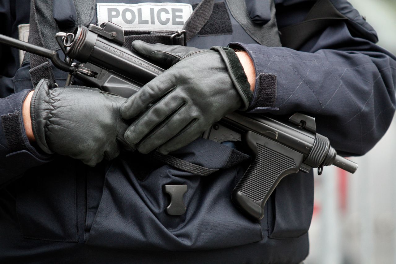 Policyjna akcja na Dworcu Północnym w Paryżu