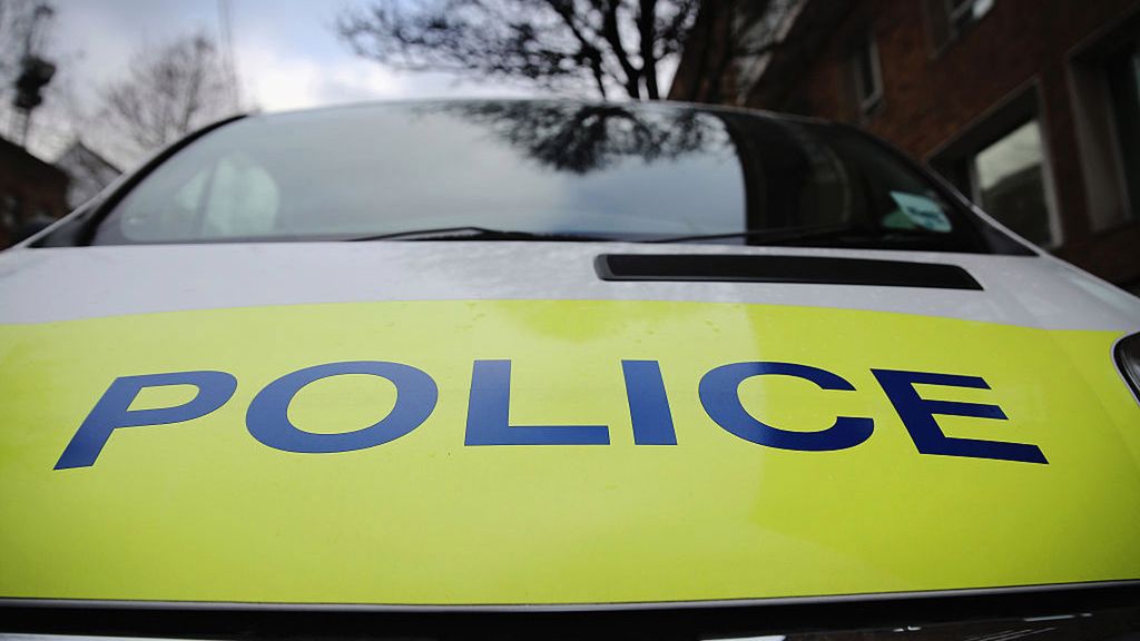 LONDON, ENGLAND - FEBRUARY 15:  A Police car parked outside Kennington Police Station on February 15, 2015 in London, England.  (Photo by Dan Kitwood/Getty Images)