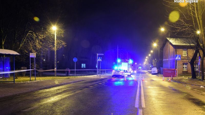 Wypadek wydarzył się na oświetlonych pasach