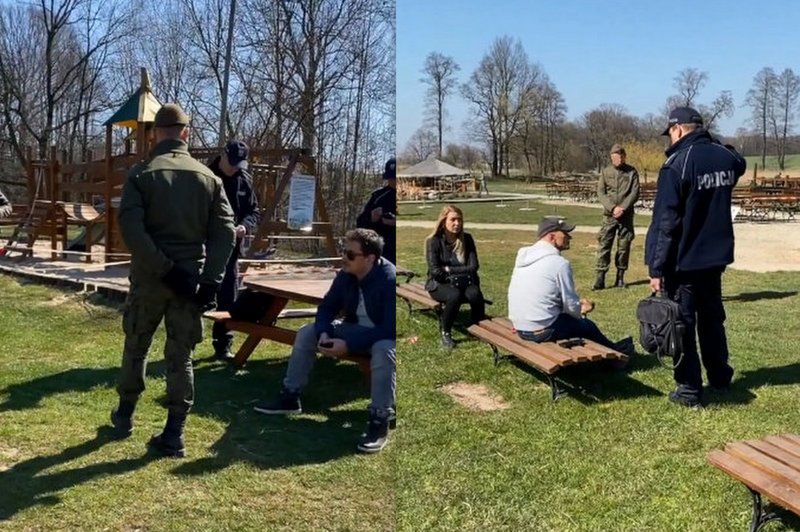 Koronawirus. Właściciel smażalni ryb nie chce się poddać obostrzeniom, bo zbankrutuje. Policja i WOT codziennie przeganiają mu klientów.