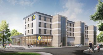 Lidl wchodzi w budowlankę. Na dole sklep, na górze mieszkania