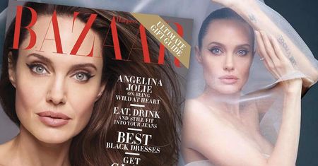 Naga Angelina Jolie w zapierającej dech sesji dla "Harper's Bazaar"! Już nie ukrywa swoich blizn