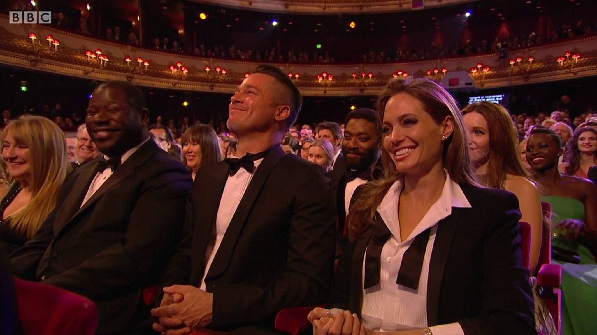 17 February 2014 - LONDON - UK**** STRICTLY NOT AVAILABLE FOR UK USAGE ****CELEBRITIES INSIDE THE BAFTA AWARDS 2014XPOSURE PHOTOS DOES NOT CLAIM ANY COPYRIGHT OR LICENSE IN THE ATTACHED MATERIAL. ANY DOWNLOADING FEES CHARGED BY XPOSURE ARE FOR XPOSURE'S SERVICES ONLY, AND DO NOT, NOR ARE THEY INTENDED TO, CONVEY TO THE USER ANY COPYRIGHT OR LICENSE IN THE MATERIAL. BY PUBLISHING THIS MATERIAL, THE USER EXPRESSLY AGREES TO INDEMNIFY AND TO HOLD XPOSURE HARMLESS FROM ANY CLAIMS, DEMANDS, OR CAUSES OF ACTION ARISING OUT OF OR CONNECTED IN ANY WAY WITH USER'S PUBLICATION OF THE MATERIAL.BYLINE MUST READ: BBC/XPOSUREPHOTOS.COMPLEASE CREDIT AS PER BYLINE *STRICTLY NOT AVAILABLE FOR UK USAGE**