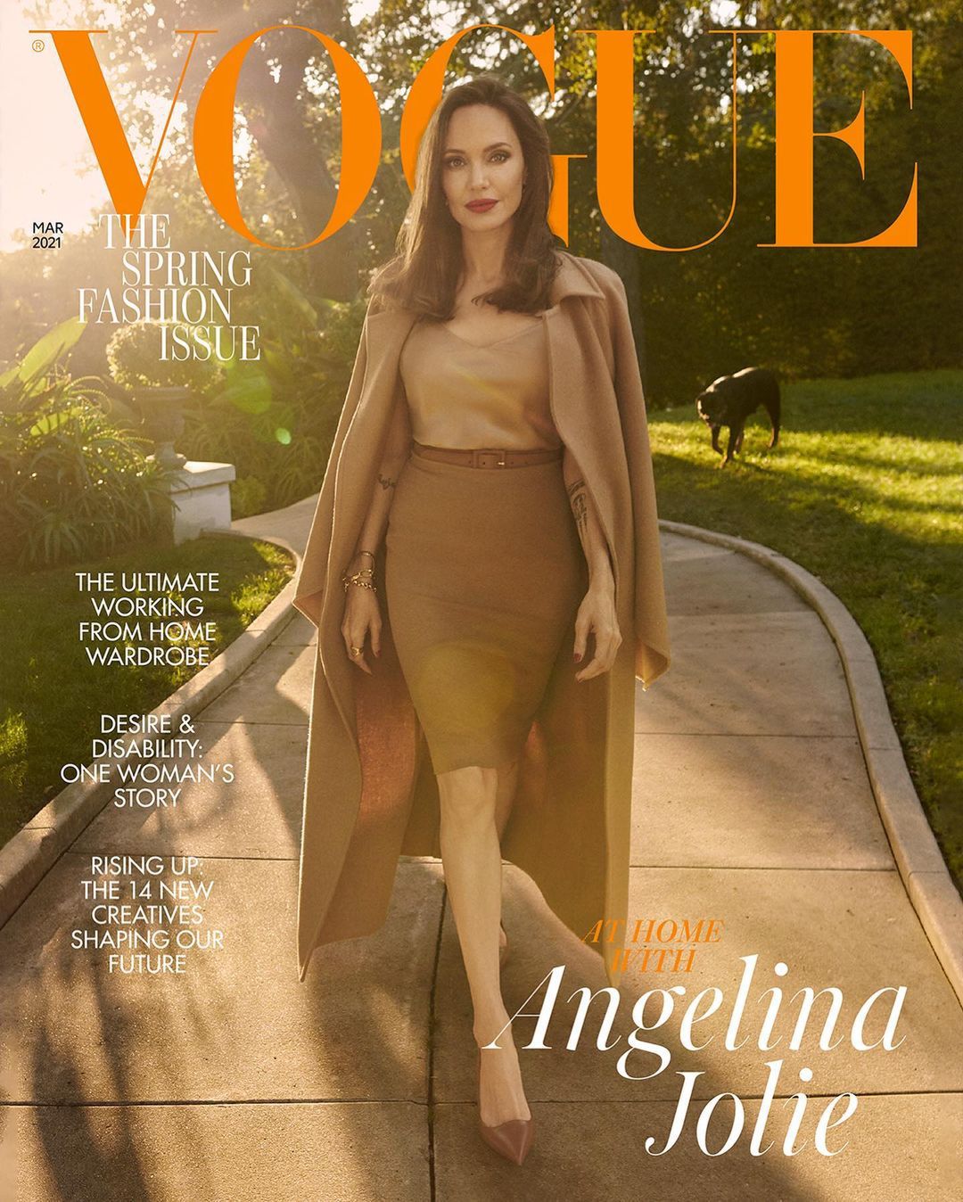 Angelina Jolie w brytyjskim Vogue