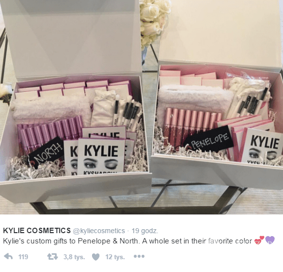 Kylie Jenner dała prezenty North West i Penelope
