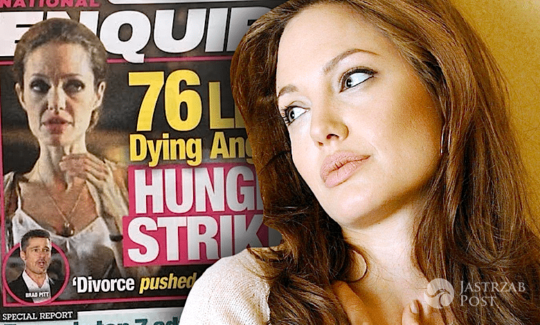 Szokujące doniesienia na temat stanu zdrowia Angeliny Jolie! Waży tylko 34 kilo. Tabloid pokazał MOCNE zdjęcia