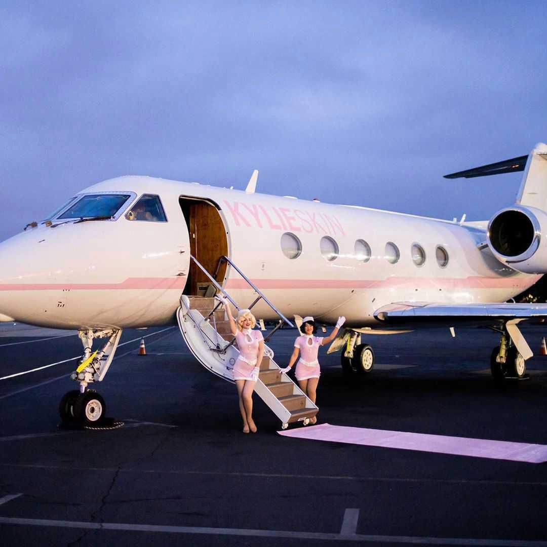 Kylie Jenner - prywatny samolot