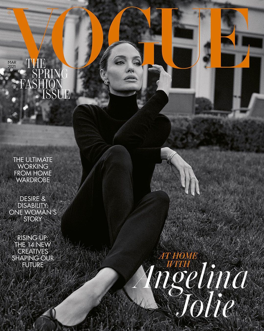 Angelina Jolie w brytyjskim Vogue