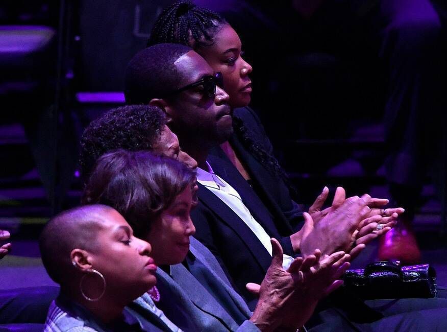 Dwyane Wade, Gabrielle Union - pożegnanie Kobe Bryanta
