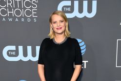 Joanna Kulig na rozdaniu Critics' Choice Awards. Podkreśliła brzuszek