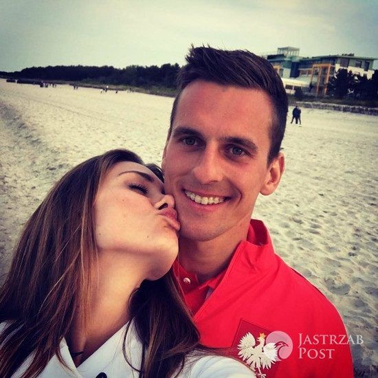 Arkadiusz Milik i Jessica Ziółek spędzali wakacje nad morzem