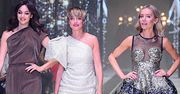 Trzy muzy Dawida Wolińskiego zrobiły show na wybiegu! Agnieszka Woźniak-Starak, Paulina Krupińska i Kasia Sokołowska… Aż ciężko zdecydować, która wyglądała piękniej!