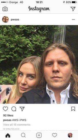 Agnieszka Wożniak-Starak i Piotr Wozniak-Starak bawili sie na weselu u przyjaciół