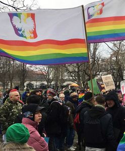 Protest w Berlinie przeciwko "Strefom bez LGBT" w Polsce
