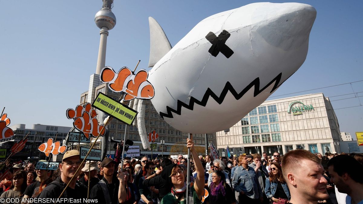 W Berlinie dziesiątki tysięcy mieszkańców protestuje przeciwko wysokim czynszom