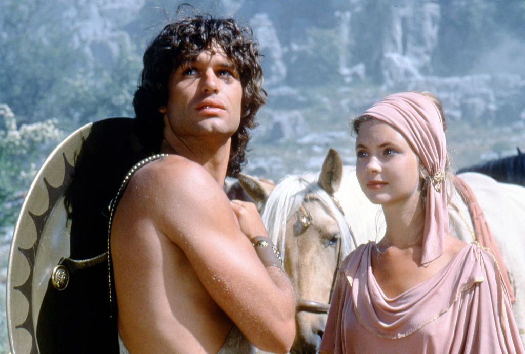 Harry Hamlin and Judi Bowker