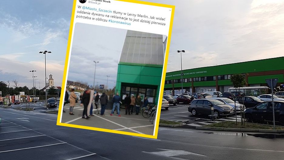 Część Polaków postanowiła wykorzystać przerwę w pracy na remonty - masowo udała się więc do marketów budowlanych